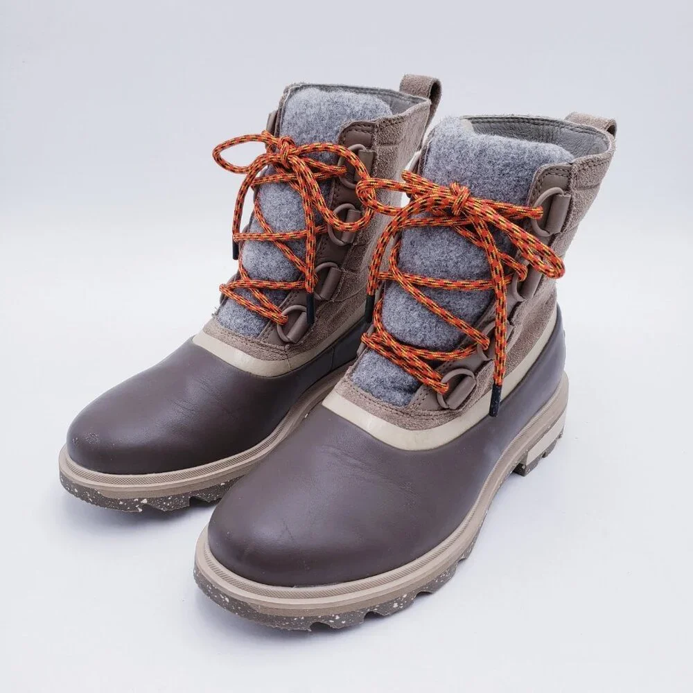 Sorel Lennox street Lace Up Winter‎ Hiking Boots  Waterproof Women's Size 7